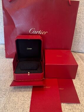 Authentic 💯Cartier Black Velvet Bracelet Large Jewelry like new